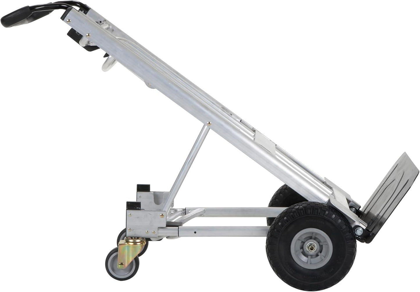 COSCO 4-in-1 Folding Series Hand Truck with Flat-Free Wheels