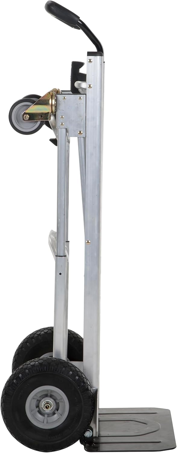 COSCO 4-in-1 Folding Series Hand Truck with Flat-Free Wheels