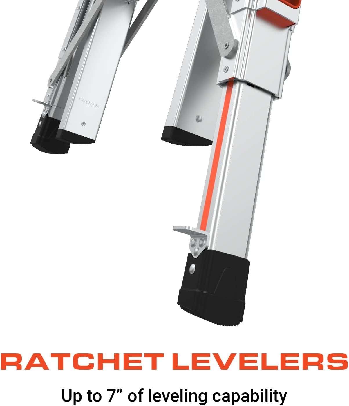 Little Giant Ladders Velocity 17-Ft Folding Multi-Position Ladder, Aluminum, 300 lb Load Capacity, Type 1A Extra Heavy Duty, 18-Ft Reach, with Ratchet Levelers and Wheels (15417-801)