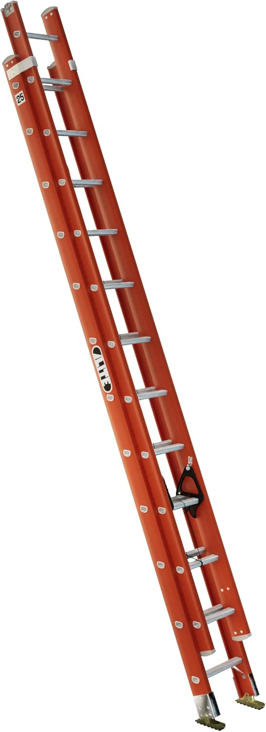 LITE 28-foot Fiberglass Extension Ladder, 300-Pound Load Capacity, Type IA, LP-3021-28